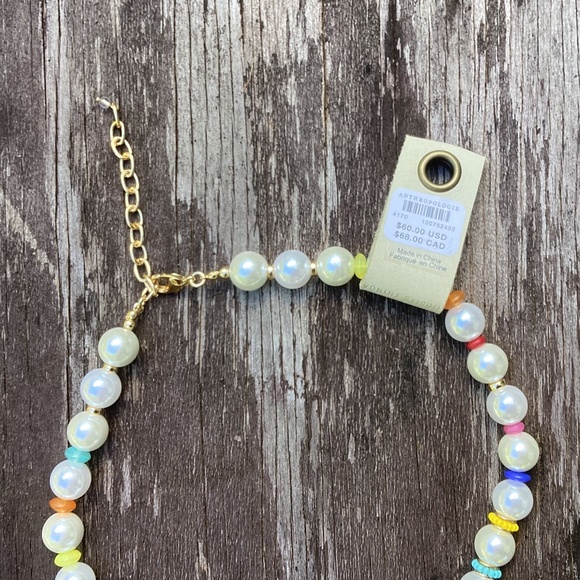 Anthropologie mixed Bead Pearl NECKLACE - Picture 5 of 5